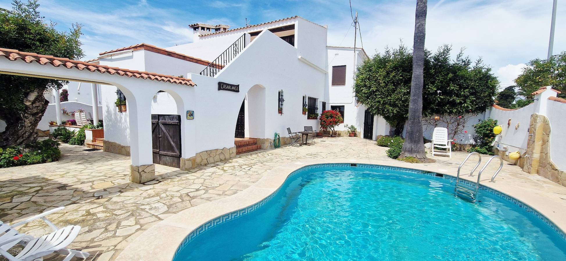 Ferienhaus 'Casablanca' mit privater Terrasse, Garten und Wlan in Zona Triador, Vinaròs