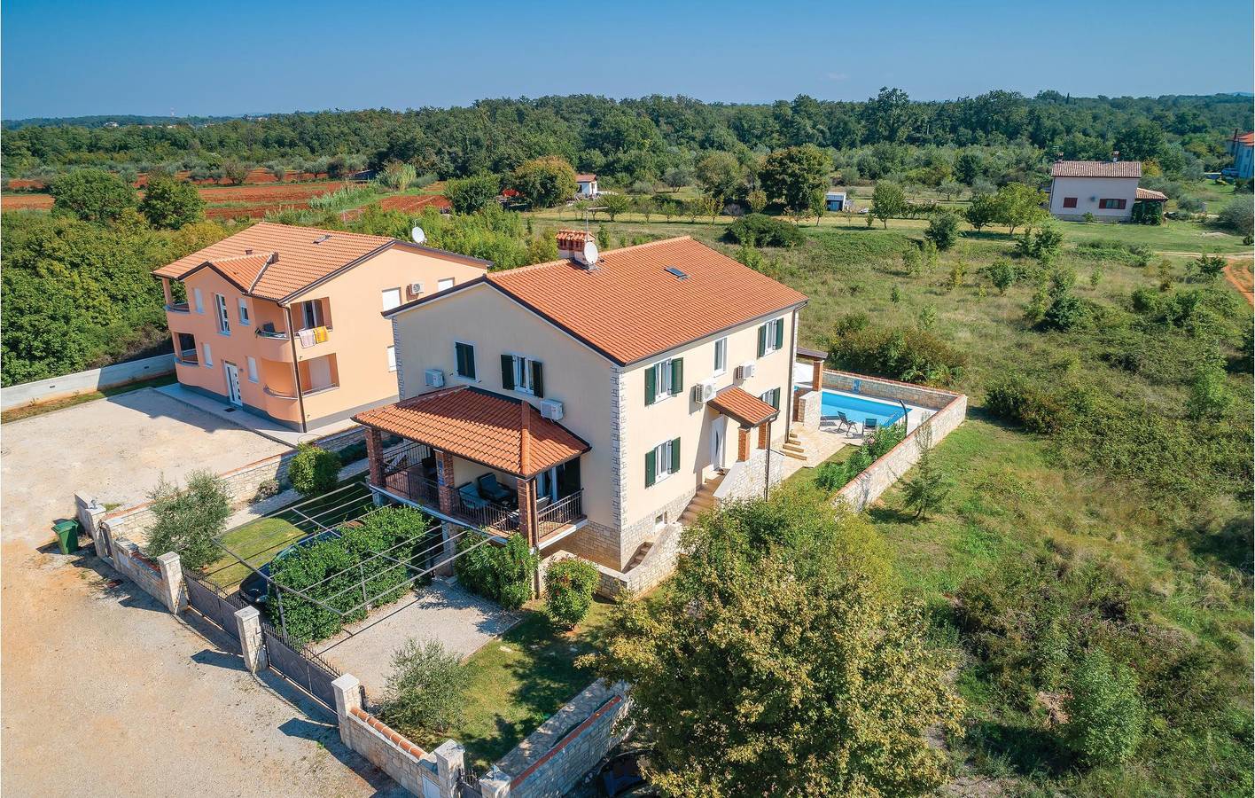Ferienhaus für 6 Personen mit Terrasse in Lovrecica, Umag und Umgebung