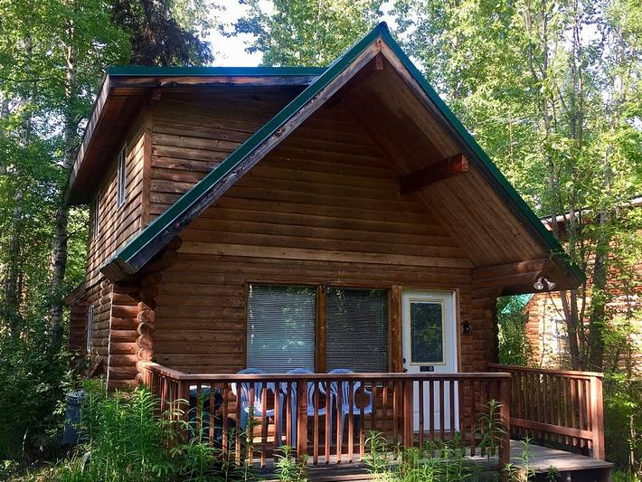 Cabane en bois pour 4 personnes, avec balcon dans Alaska - 4
