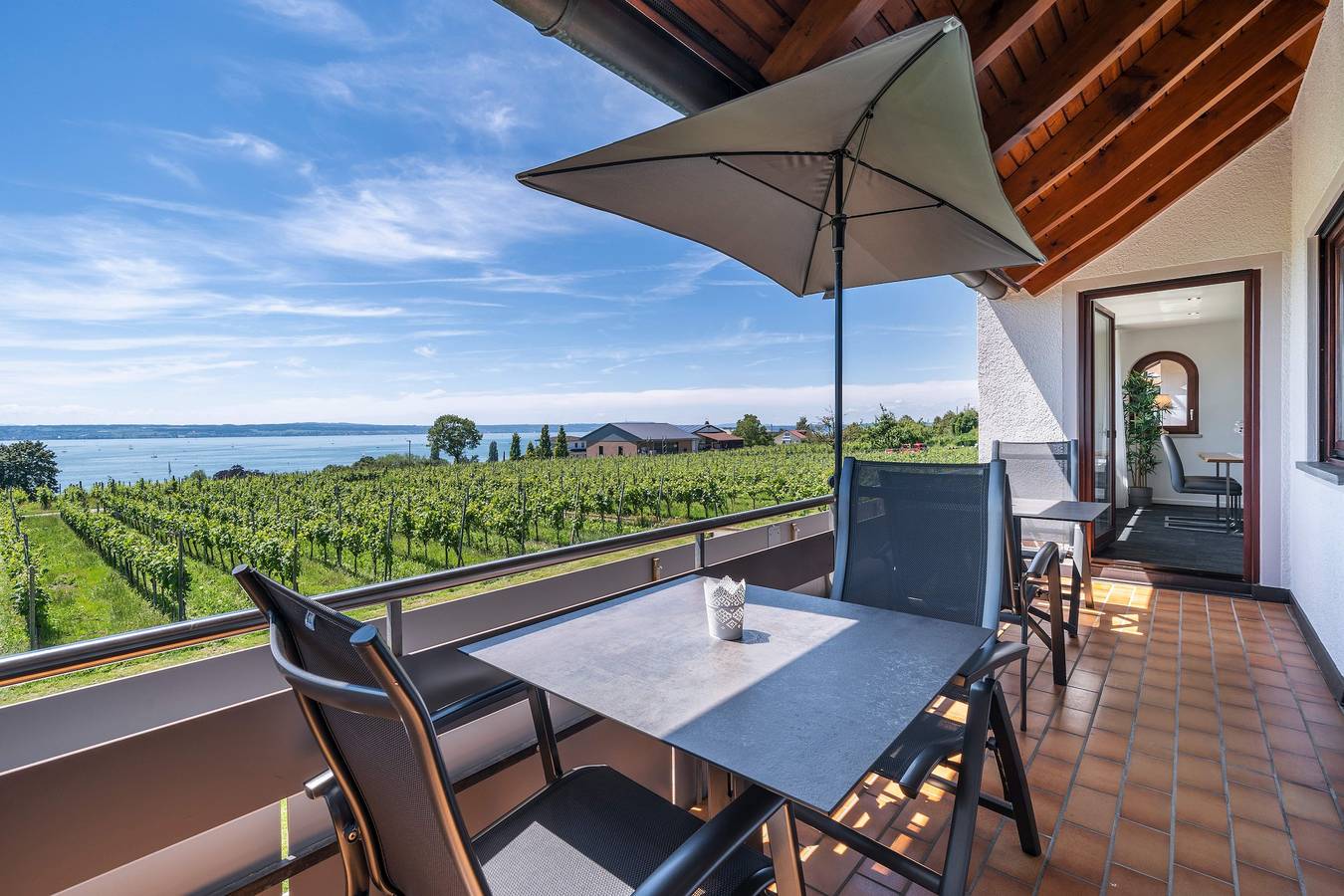 Ganze Ferienwohnung, Bucherhof Familie Staneker - Ferienwohnung Hagnau, 60qm, 1 Schlafzimmer, max. 3 Personen in Hagnau am Bodensee, Region Bodensee-Oberschwaben