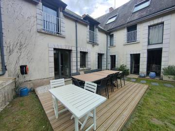 Location de vacances pour 10 personnes, avec terrasse et vue à Monthou-sur-Cher