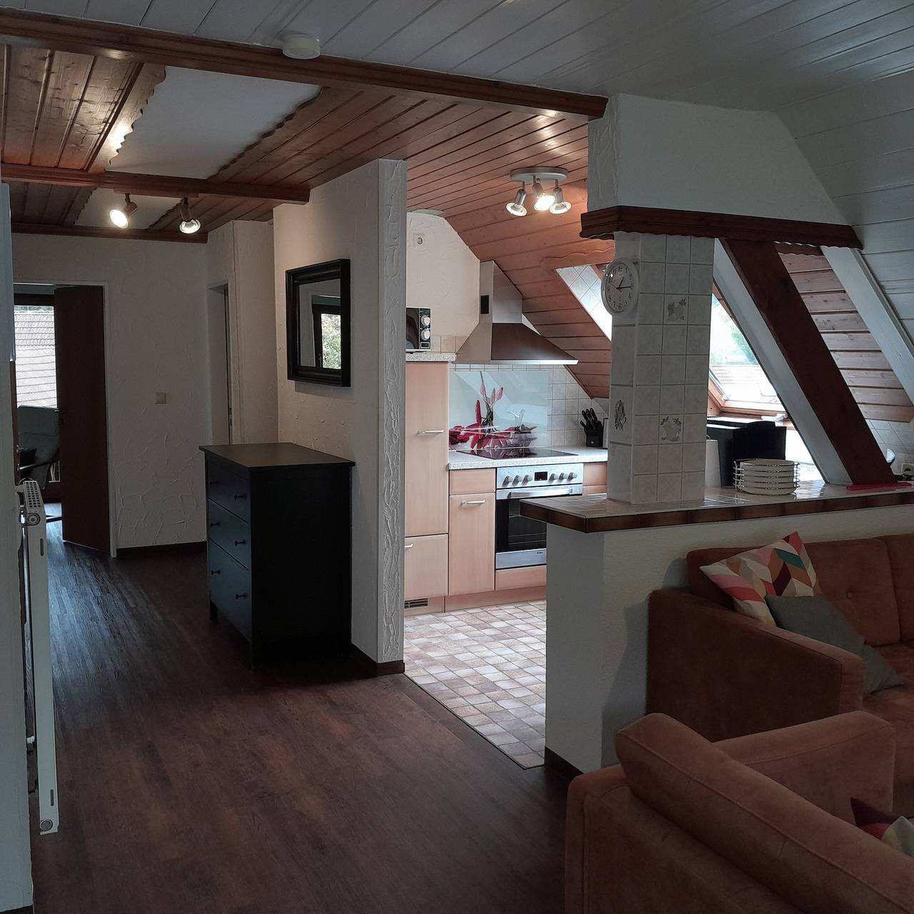 Ganze Wohnung, Apartment '70qm, 2 Schlafräume' mit Bergblick, Balkon und Wlan in Simonswald, Südschwarzwald