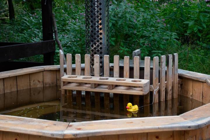Camping für 4 Personen, mit Garten und Ausblick sowie Terrasse und Sauna, mit Haustier in Tschechien - 3