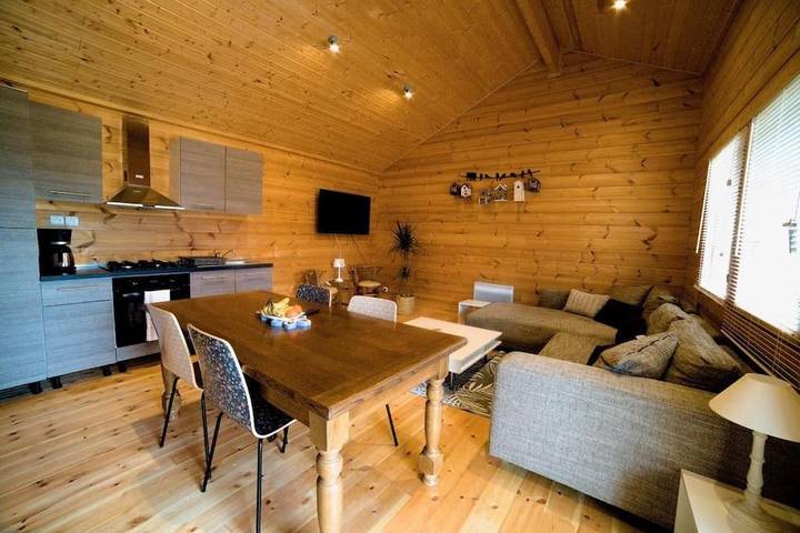 Maison de vacances pour 2 personnes, avec Balcon et Terrasse ainsi que Vue sur le lac et Vue à Bourbourg