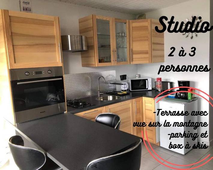 Appartement de vacances pour 3 personnes, avec terrasse et vue