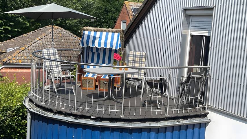 Ferienwohnung für 5 Personen, mit Balkon