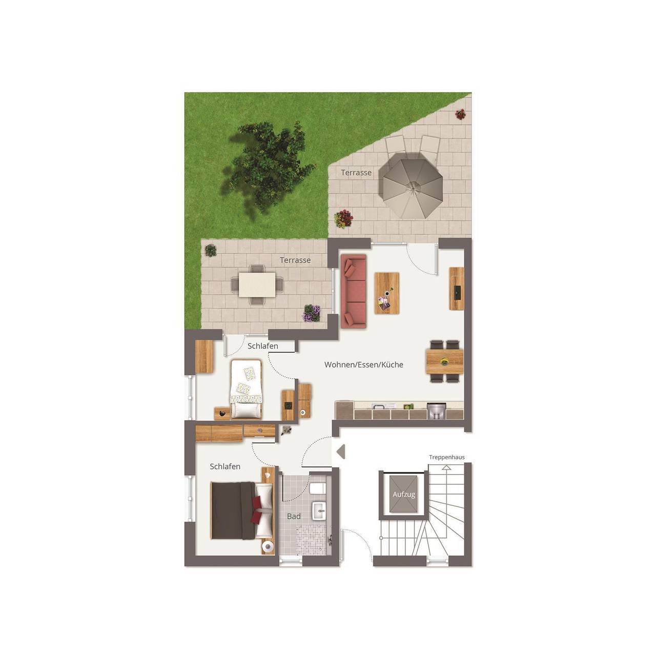 Ganze Ferienwohnung, Chalet Marienbrunnen Wohnung 2 in Oberstaufen, Bayerisch Schwaben