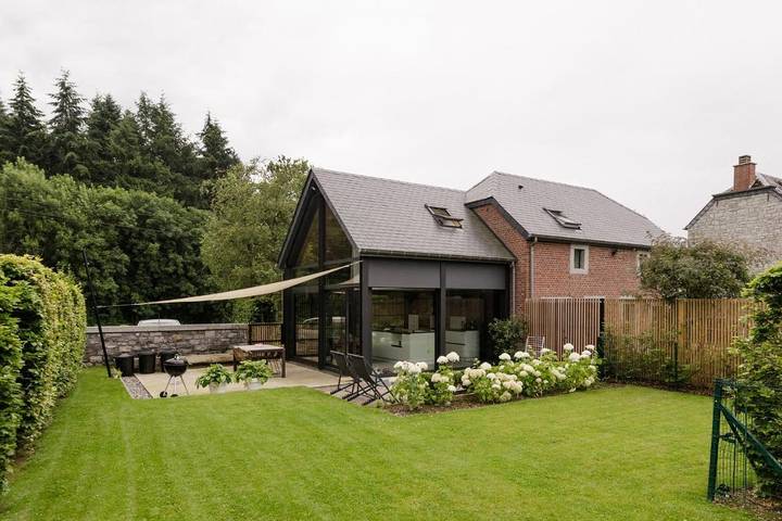Ferienhaus für 4 Personen, mit Ausblick und Garten, kinderfreundlich