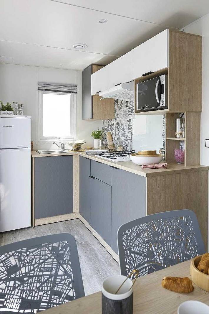 Mobil home pour 6 personnes, avec bassin pour enfant à Thégra - 3