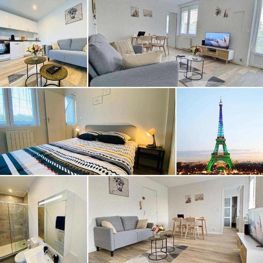 Appartement entier, Cozy appart' a deux pas de la gare - Cozy Houses in Palaiseau, Essonne