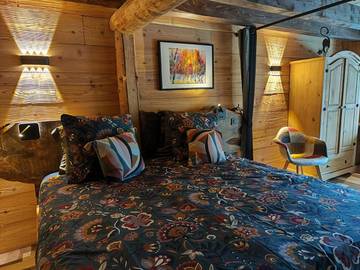 Hôtel pour 2 personnes, avec jardin et vue à Génos