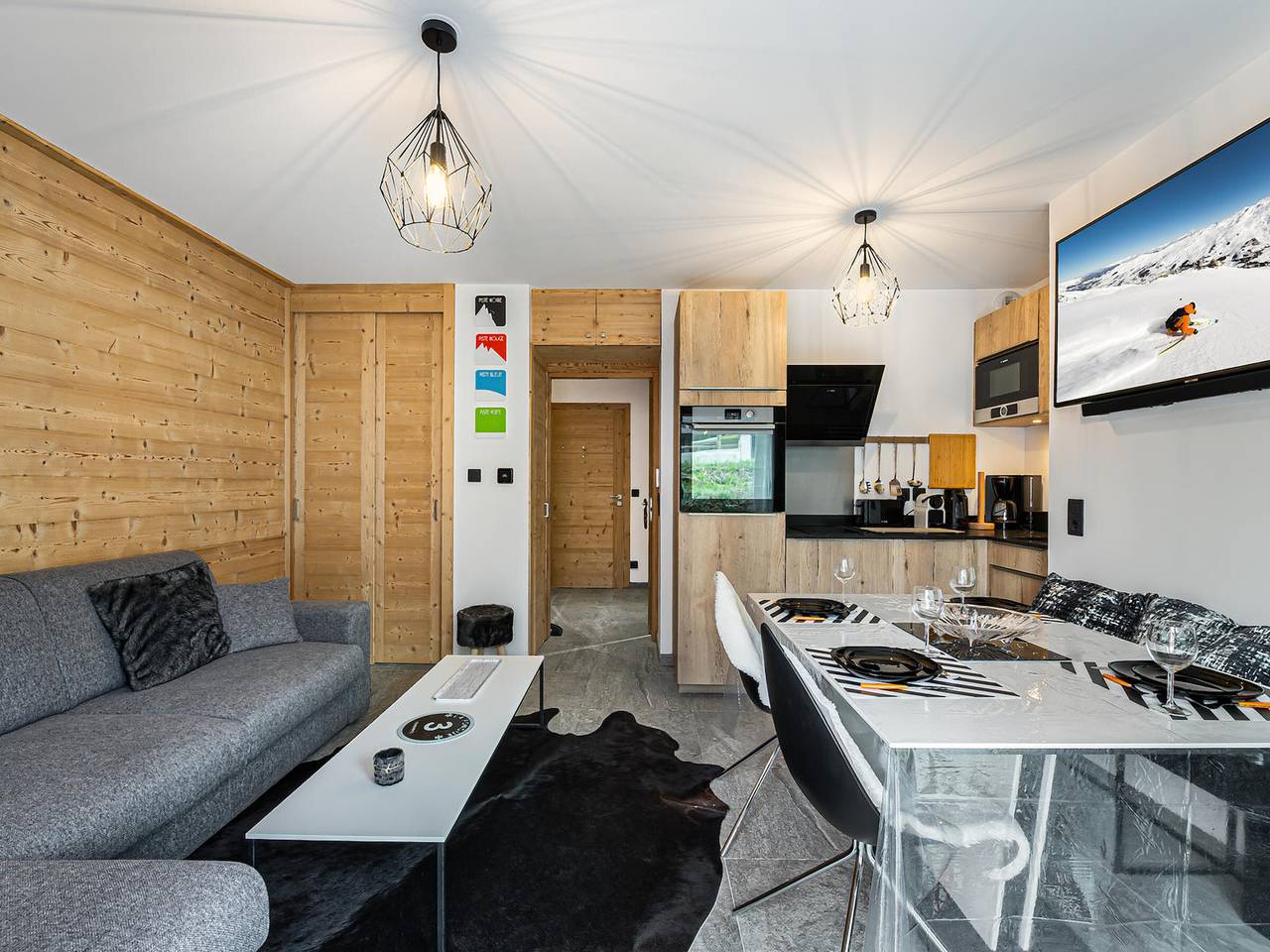 Appartement entier, Appartement moderne Courchevel 4 pers, parking, wifi in Saint-Bon-Tarentaise, Courchevel