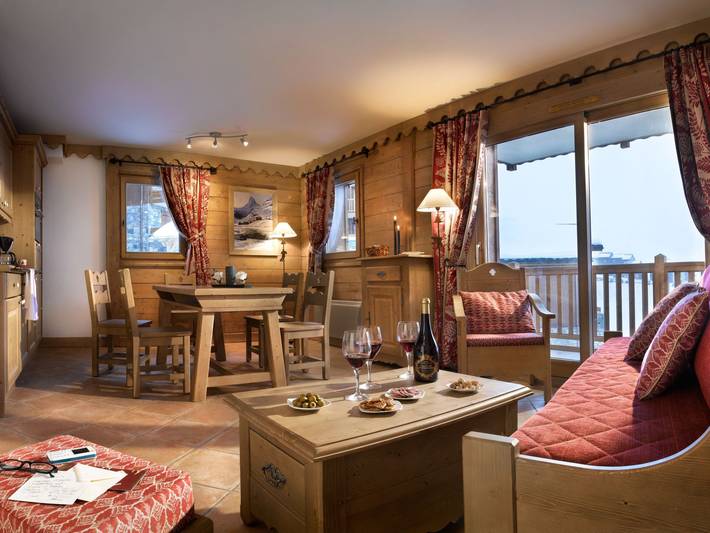 Gîte pour 6 personnes, avec sauna et balcon, animaux acceptés dans La Plagne - 2