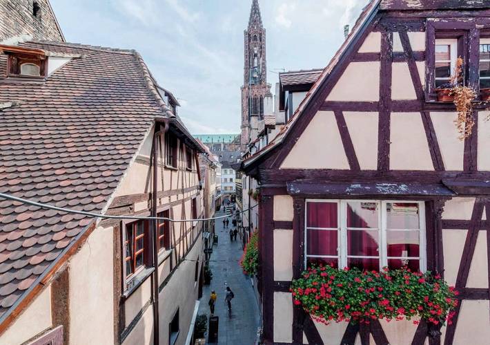 Gîte pour 6 personnes, avec Vue dans Office De Tourisme De Strasbourg
