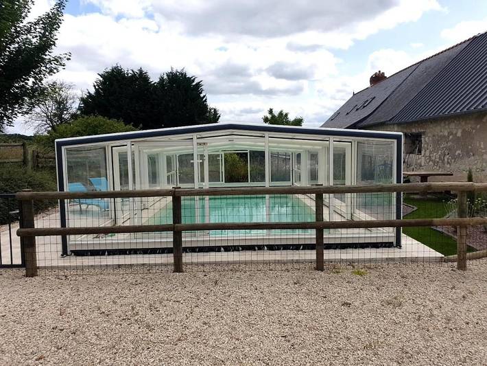 Location de vacances pour 4 personnes, avec terrasse et piscine à Parçay-les-Pins - 3