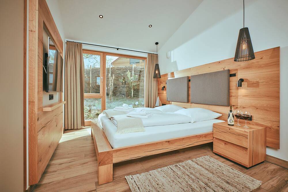 Ganze Wohnung, Strandchalet mit Whirlpool in Steinberg am See, Ostbayern