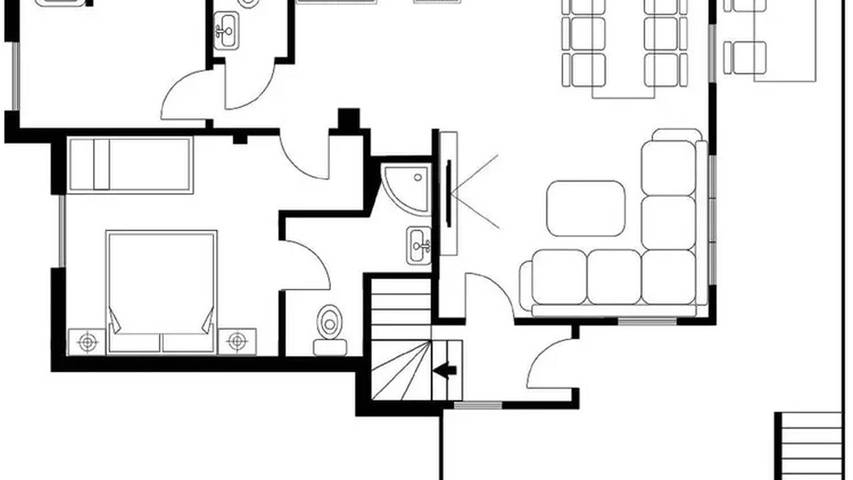 Ferienhaus für 9 Personen, mit Terrasse und Sauna in Hintertux - 4