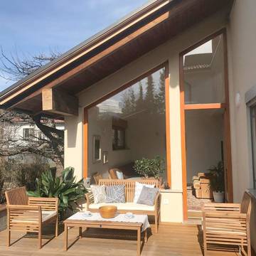 Ferienwohnung für 4 Personen, mit Garten und Ausblick in Bled