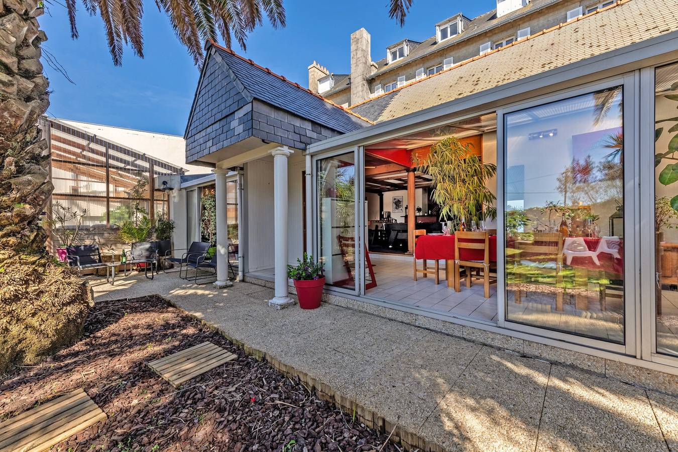 Ferienhaus für 8 Personen mit Terrasse in Brignogan-Plages, Brest und Umgebung