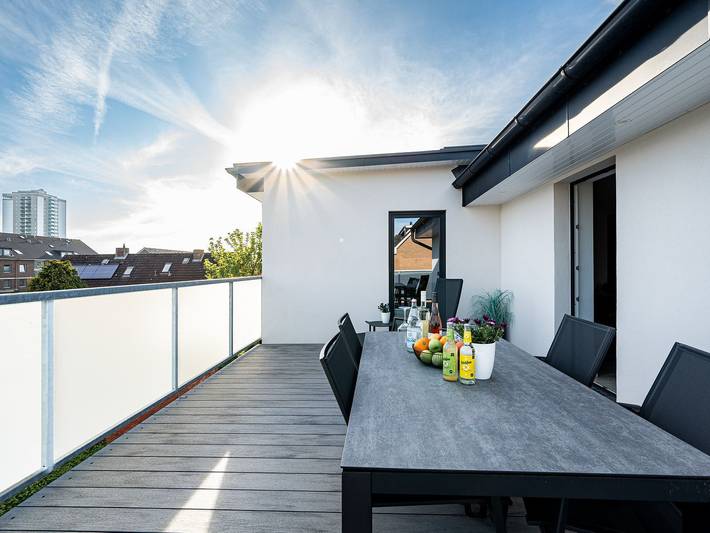 Ganze Wohnung, Inseltörn Wohnung 11
2-Zimmer Wohnung mit traumhafter Dachterrasse und Eintritt in die Meerzeit in Büsum, Kreis Dithmarschen