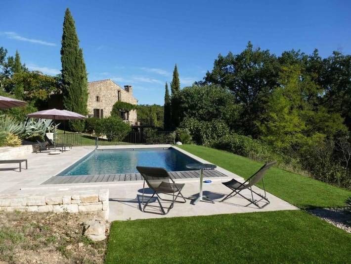 Location de vacances pour 8 personnes, avec jardin et piscine, animaux acceptés à Saint-Paulet-de-Caisson - 2