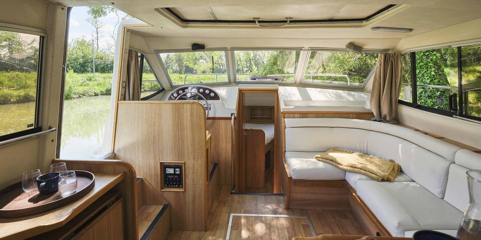 Boot für 6 Personen, mit Terrasse und Balkon/Terrasse in Frankreich - 4