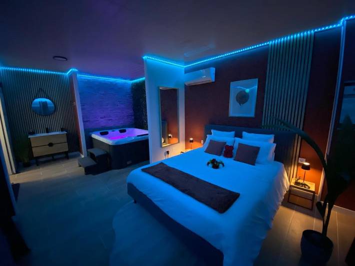 Chambre d’hôte pour 2 personnes, avec jardin ainsi que vue et terrasse à Fours (Gironde)