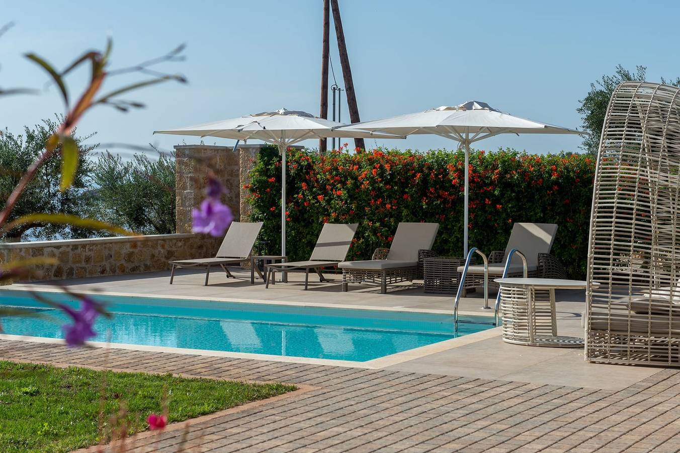 Villa für 4 Personen mit Meerblick in Stoupa, Messenien