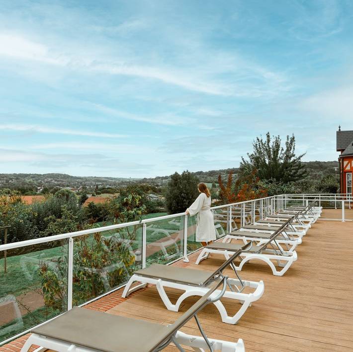 Gîte pour 2 personnes, avec piscine ainsi que sauna et terrasse, animaux acceptés à Houlgate - 2