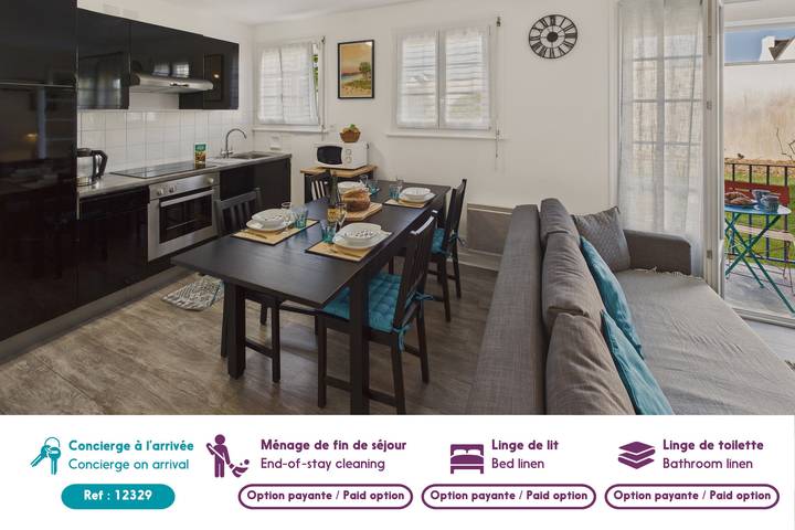 Appartement entier, Appart pour 4 avec balcon - 400m de la plage in Loctudy, Côte de Cornouaille