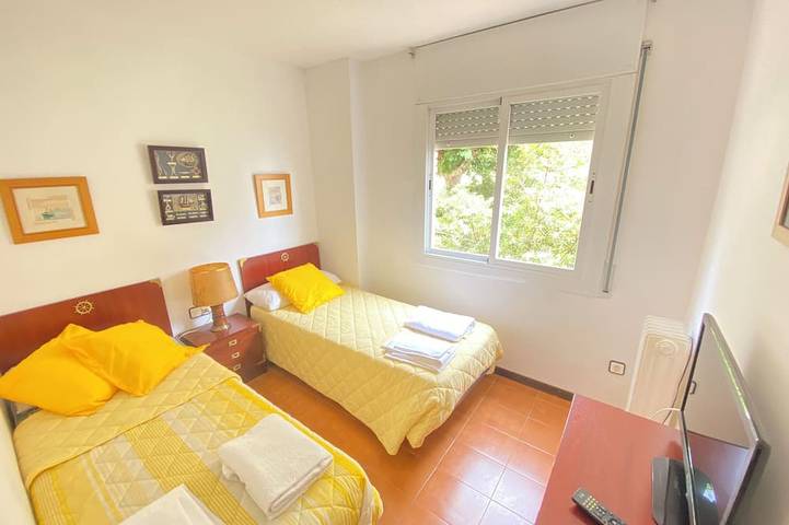 Ganze Wohnung, Beach apartment, in front of the sea! in Platja de la Musclera (Caldes d'Estrac), Arenys de Mar