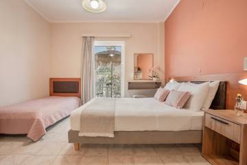 Gîte pour 3 personnes, avec balcon et jardin dans Laganas