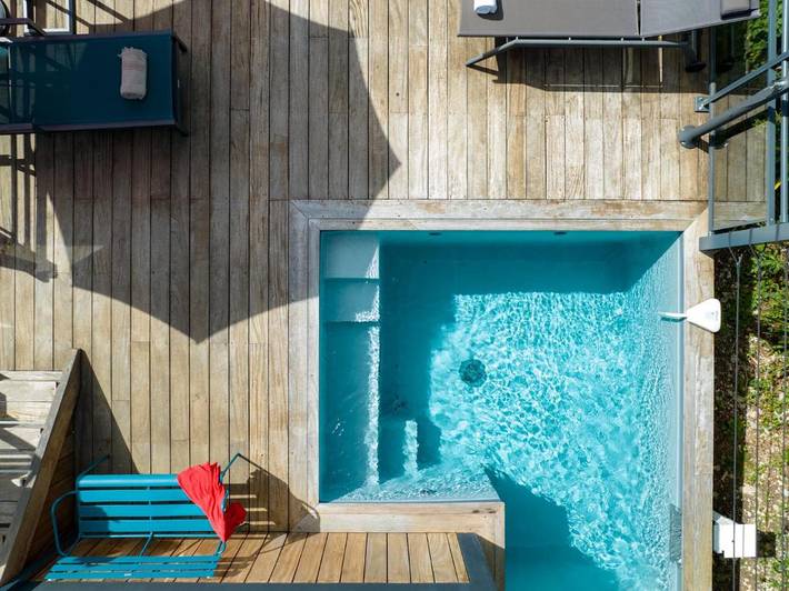 Location de vacances pour 6 personnes, avec piscine et terrasse ainsi que jardin et vue dans Ecomusée de Marie-Galante - 2