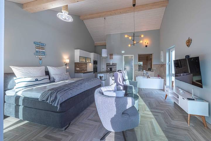 Ferienwohnung für 2 Personen, mit Sauna und Balkon in Sietow - 2