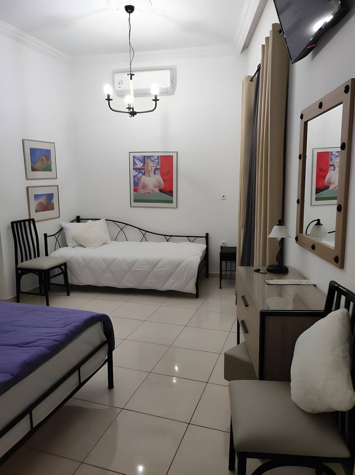 Habitación 'Porto Chania B3' con jardín compartido, Wi-Fi y aire acondicionado. in Splantzia, Region de Chania