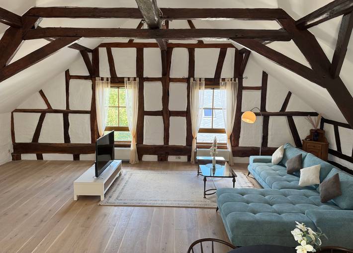 Landhaus Auszeit: terraza privada, jardín privado y Wi-Fi in Braubach, Lahn-Taunus