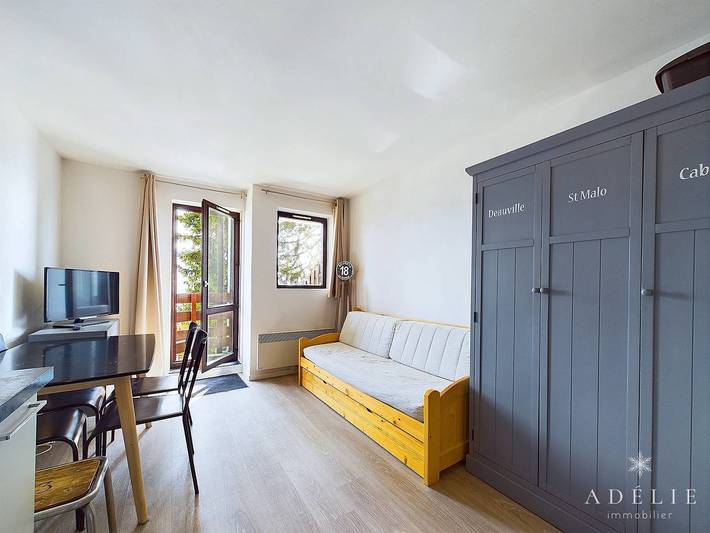 Studio pour 4 personnes, avec balcon