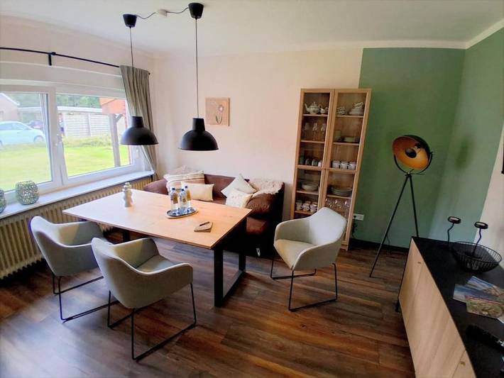 Ferienwohnung für 6 Personen, mit Garten und Ausblick