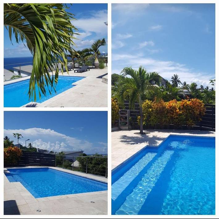 Location de vacances pour 6 personnes, avec vue ainsi que piscine et jardin dans Grands-Bois - 2