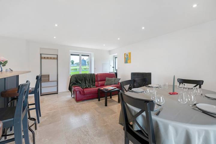 Au Deux Palmiers – Une maison confortable au cœur du Bessin in Saint-Hubert-des-Biards, Région de Bayeux