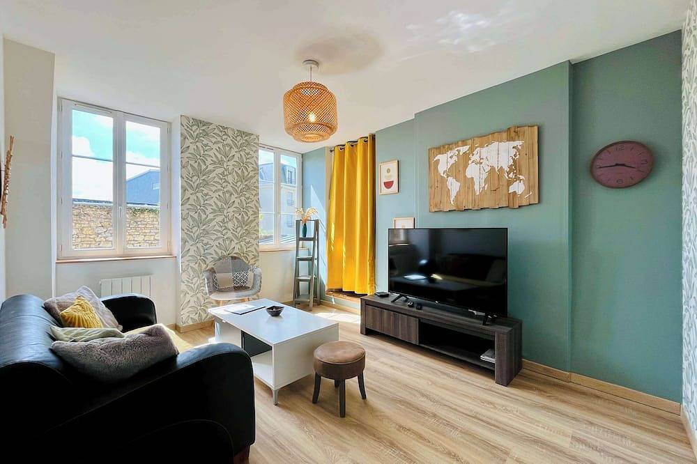 Ganze Wohnung, Le Duplex des Arcades Apartment in the city center in Carentan, Carentan les Marais