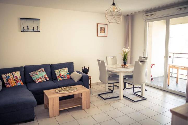Apartamento de vacaciones para 4 personas, con terraza y piscina - 1