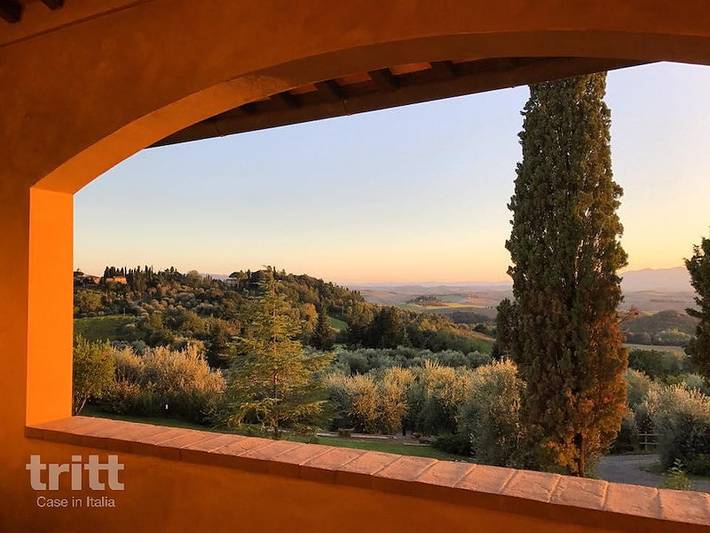 Agriturismo per 5 persone, con piscina e balcone/terrazza nonché terrazza a Peccioli