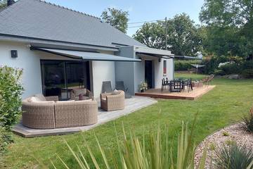 Gîte pour 4 personnes, avec terrasse et jardin à Riec-sur-Bélon