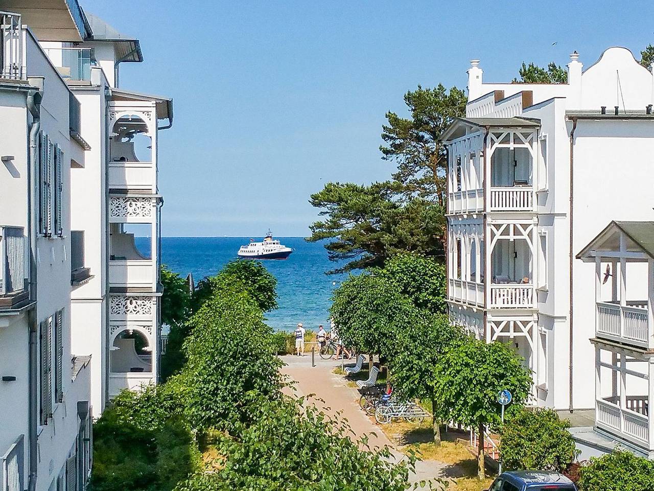 Ganze Ferienwohnung, Villa Meernixe - nur 50 Meter zum Ostseestrand - Whg. 13 / 1. Etage/ Nur  für 4 Personen buchbar in Ostseebad Binz, Binz