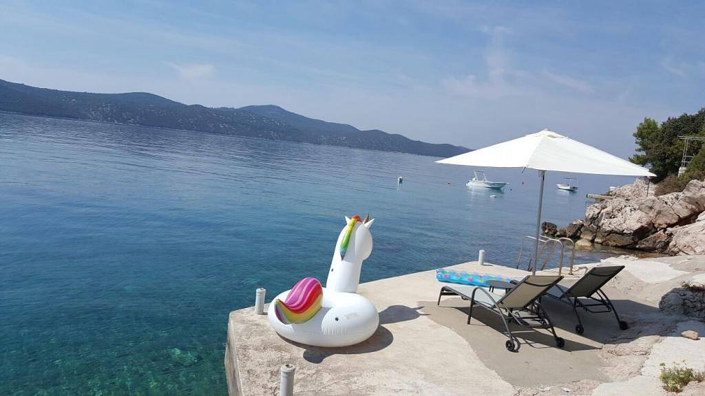 Ferienhaus für 4 Personen mit Meerblick in Brsecine, Dubrovnik-Neretva