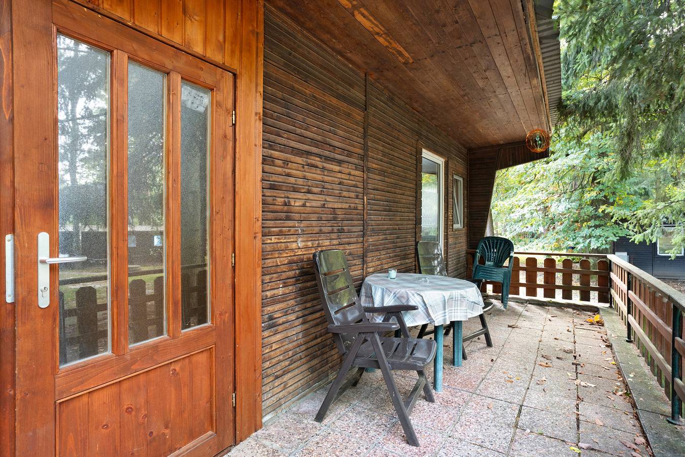 Bungalow '8 - Finnhütte' mit privater Terrasse und gemeinsamem Garten in Niesky, Oberlausitz-Niederschlesien