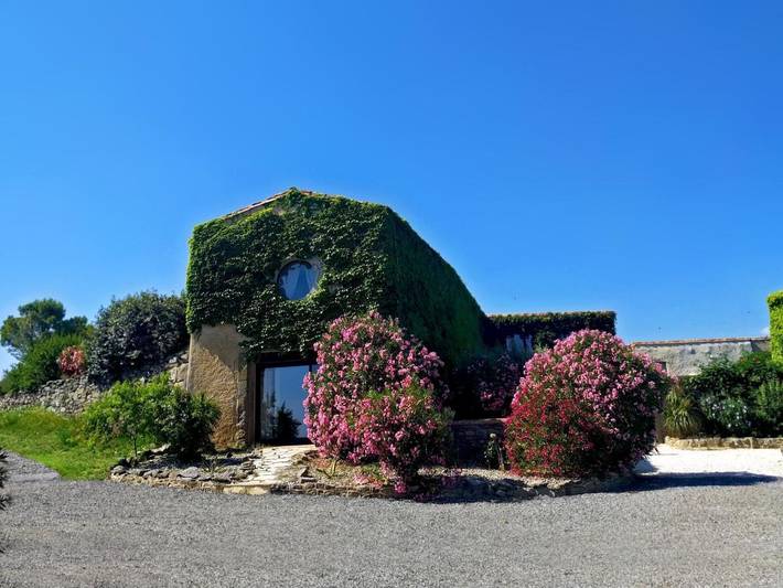 Maison de campagne pour 3 personnes, avec vue ainsi que jardin et piscine, animaux acceptés à Laure-Minervois - 2