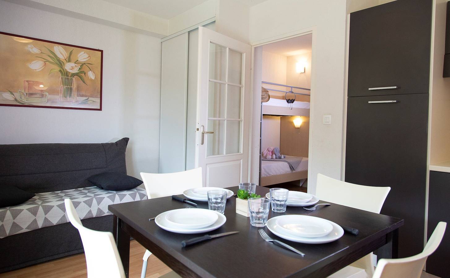Studio entier, Studio pour 4 personnes avec balcon in Les Orres, Parc national des Écrins