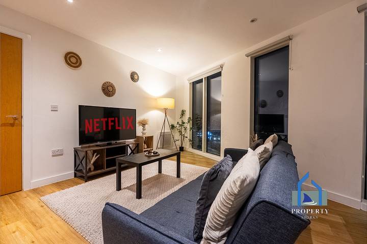 Apartment for 6 people, with view and balcony/terrace in Manchester